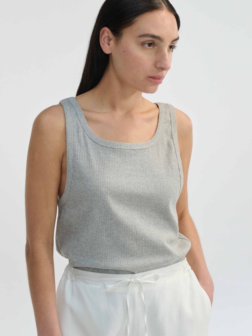 Almina Concept Relaxed Ribbed Tank Top